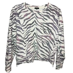 Rails Marlo tiger stripe sweatshirt in size Medium